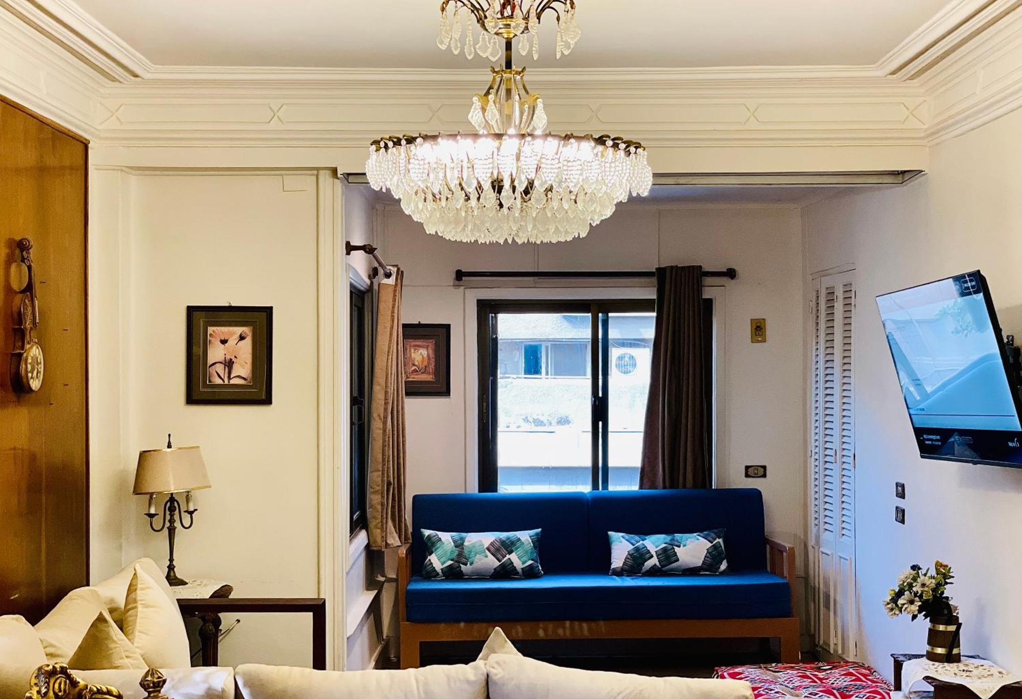 شقة 5-min To Nile 1br Spacious In Maadi *